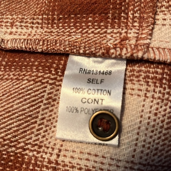 🥳HP🥳 FATE Plaid Two Tone Oversized Shacket - Picture 8 of 11